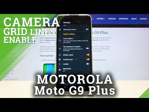How to Activate Camera Grid Lines in Motorola Moto G9 Plus - Create Perfect Composition
