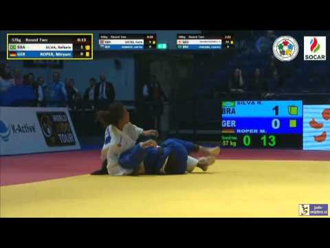 Judo 2016 Grand Prix Dusseldorf: Silva (BRA) - Roper (GER) [-57kg]