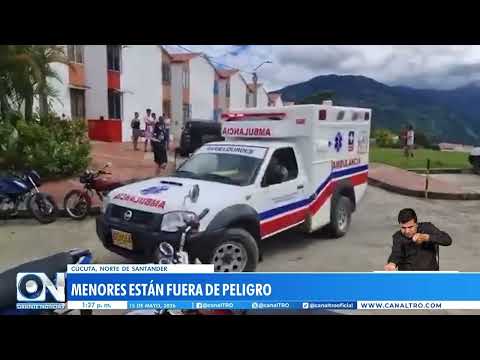 Bus escolar se volcó en Lourdes: 30 estudiantes resultaron lesionados