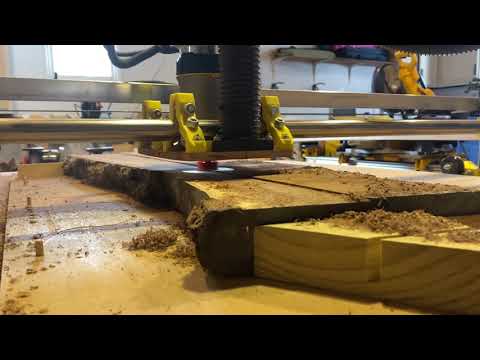 MPCNC Lowrider 2 Surfacing Live-Edge Walnut