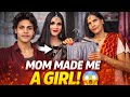 Mom Turned Me Into A Girl Boy To Girl Saree Transformation Vlog