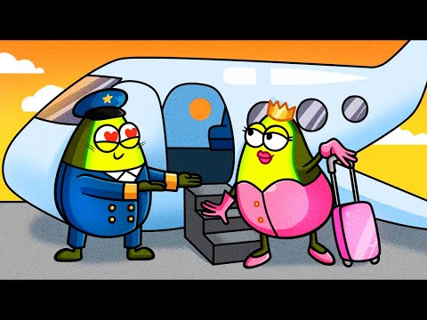 AVOCADO, YOU MISSED YOUR FIRST FLIGHT! || Avocadoo Golden Comics
