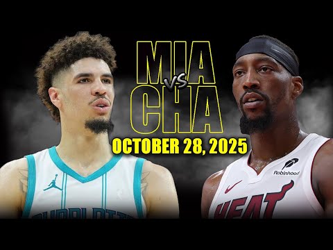 Miami Heat vs Charlotte Hornets Full Game Highlights - October 28, 2025 | NBA Season