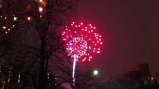 preview picture of video 'Downtown Kalamazoo New Year's Fest 2014 Midnight Ball Drop and Fireworks in Bronson Park'