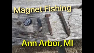 Magnet Fishing A River During My Lunchbreak
