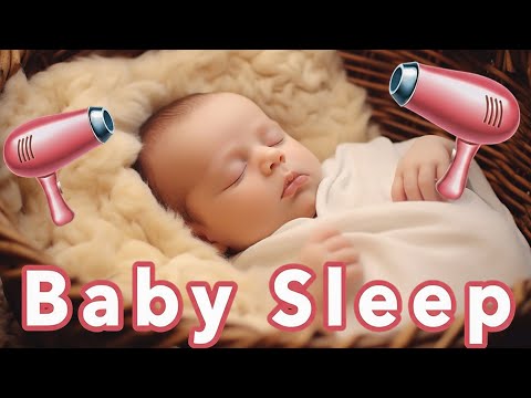 120min Baby Fön Geräusch | Weißes Rauschen zum schnellen Einschlafen für Babys