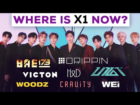 X1 - Where are they now? BAE173, WOODZ, DRIPPIN', WEi, CRAVITY, UP10TION, VICTON