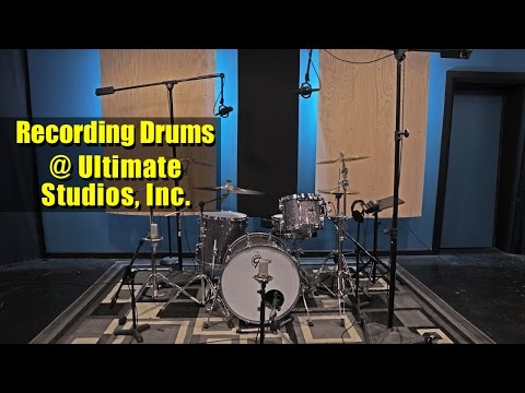 Recording Drums at Ultimate Studios, Inc
