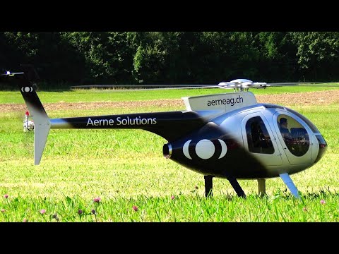 RC SCALE HELICOPTER HUGHES MD500 TURBINE