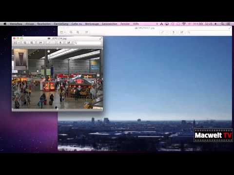 Zwei Bilder in Vorschau zusammenführen