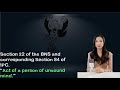 Section 22 Of BNS Vs Section 84 Of IPC Act Of A Person Of Unsound Mind