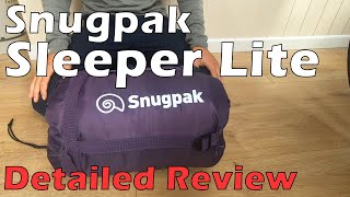 Snugpak Sleeper Lite Sleeping Bag, a Detailed Review
