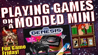 Playing Games on a Modded Sega Genesis Mini (Fun Game Friday!)