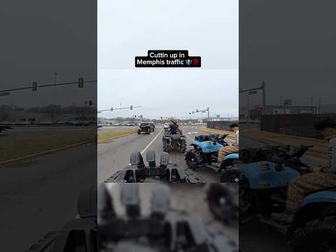 Cuttin up in Memphis traffic 🤷🏻‍♂️💯 #atv #memphis