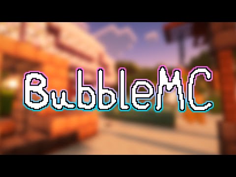 Обложка видео-обзора для сервера BubbleMC