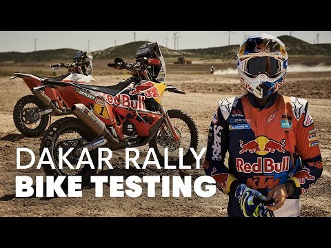 Testing the Dakar Bikes | Up Front With the KTM Rally Team Part 2