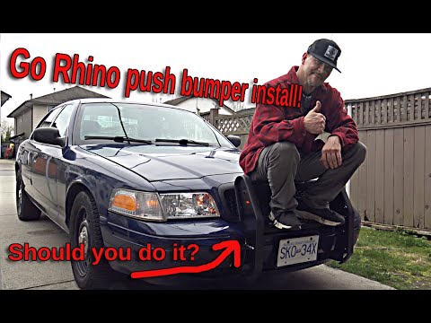 Go Rhino push bumper install nearly kills me!