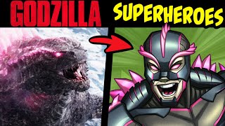 What if GODZILLA x KONG Monsters Were SUPERHEROES?! (Story & Speedpaint)