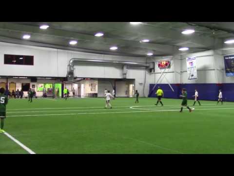 Dylan little nutmeg on goalie in Futsal