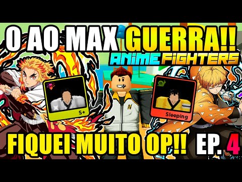 PEGUEI 4 MÍTICOS SHINY E VIREI O MAIS FORTE DA GUERRA!! 0 AO MAX GUERRA ANIME FIGHTERS
