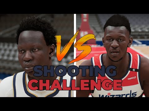 BOL BOL VS ISAAC BONGA Shot Challenge! NBA 2K21 NextGen!
