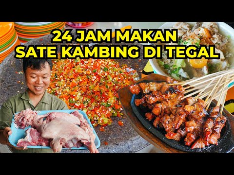 24 Jam Makan Sate Kambing Cempe di Tegal