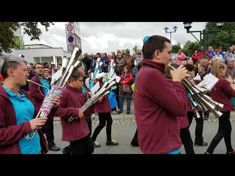 Schalmeienzug Eibenstock  Tag der Sachsen 2017 Löbau