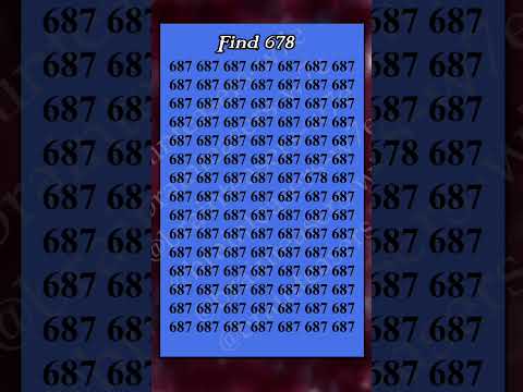 Finde 678 #Mathe #Quiz #Logikrätsel