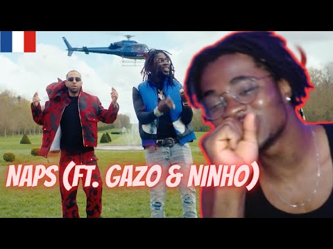 Naps (ft. Gazo & Ninho) - C'est carré le S (Clip Officiel) | FRENCH RAP REACTION!!!