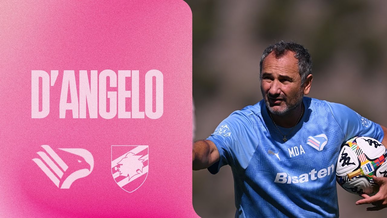 Video - Mister D'Angelo alla vigilia di Palermo-Sampdoria
