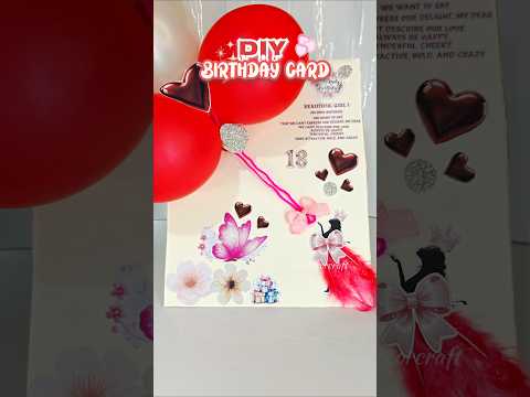 DIY Birthday Card | Birthday Gift Idea #diy #craftideas #craft #shorts #viralshorts #diycrafts #gift