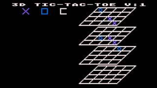 3D Tic-Tac-Toe (Adventure International) for the Atari 8-bit family