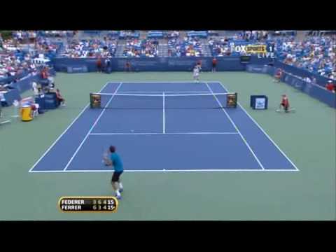 Cincinnati R3 2009 - Federer vs Ferrer (Third set)