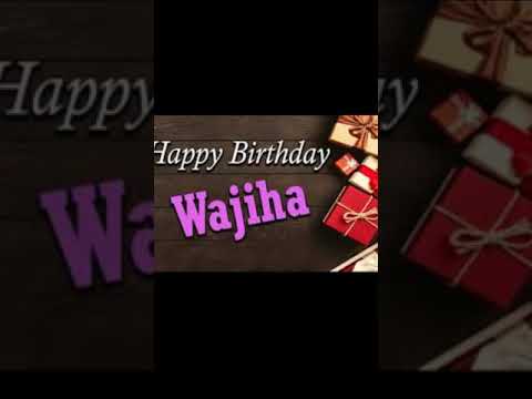 Happy Birthday Wajiha //New Whatsapp Status // edited By all tiktokers Fan page