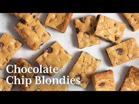 How To Make Chocolate Chip Blondies