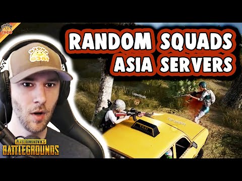 PUBG Random Squads on Asia Servers - chocoTaco Erangel Gameplay
