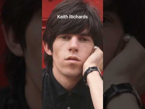 Keith Richards, then and now #shorts