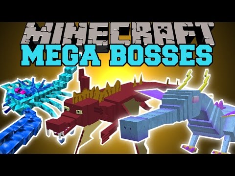 Minecraft: MEGA BOSSES (YOU WILL NOT SURVIVE!) Mod Showcase