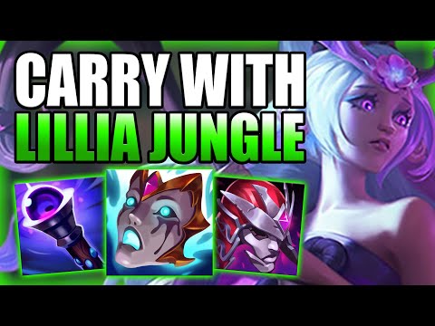 HOW TO PROPERLY PLAY LILLIA JUNGLE & CARRY THE GAME! - Best Build/Runes S+ Guide League of Legends