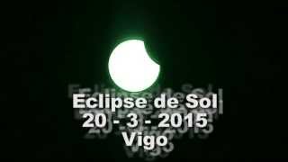 preview picture of video 'Eclipse solar 20 de marzo de 2015 Vigo'