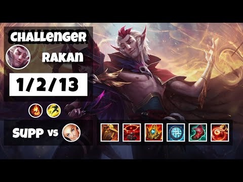 Rakan Challenger Gameplay S11 Replay 11.6 Support (1/2/13) - TURKISH