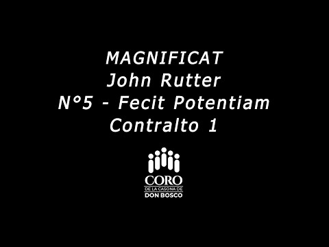 Rutter's Magnificat - 05 - Fecit Potentiam - Contralto 1