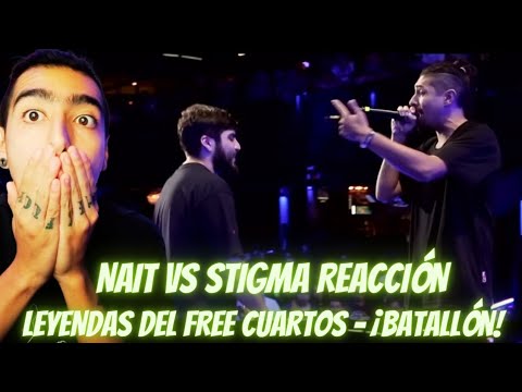 STIGMA VS NAIT CUARTOS (REACCIÓN) | ¡ESTAS SI SON BATALLAS DE RAP!🔥| LEYENDAS DEL FREE DELUXE 2023