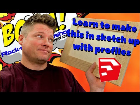 Positive and Negative Profiles Cope and Stick - Sketchup for Woodworkers Tutorial 8