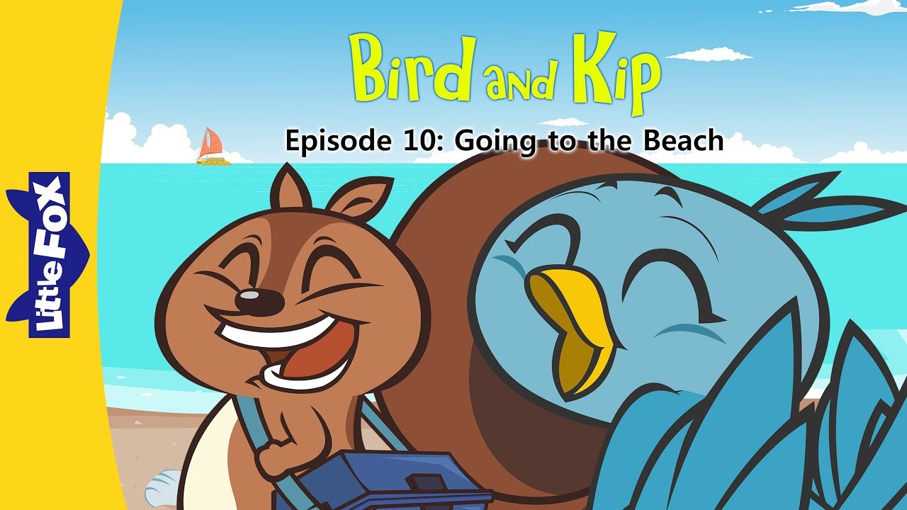 Bird and Kip 10 | Going to the Beach | Friendship | Little Fox | Bedtime Stories