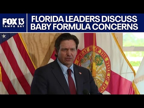 Gov. DeSantis and Florida health leaders discuss baby formula concerns