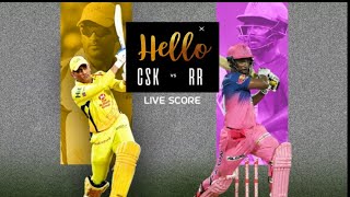 IPL 2021 Live Score RR vs CSK