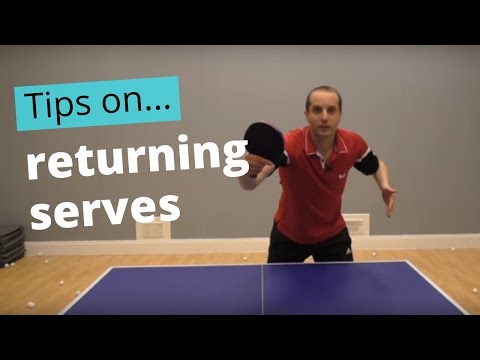 A simplified approach to returning serves