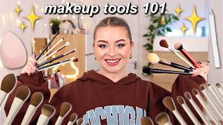 Makeup Brushes + Tools 101: The BEST Makeup Brushes + how to use them!