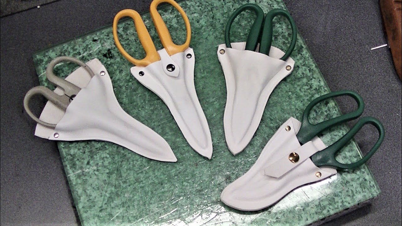 THE・MEXICO　レザークラフト シザーケースの作り方(ウエットフォーム）